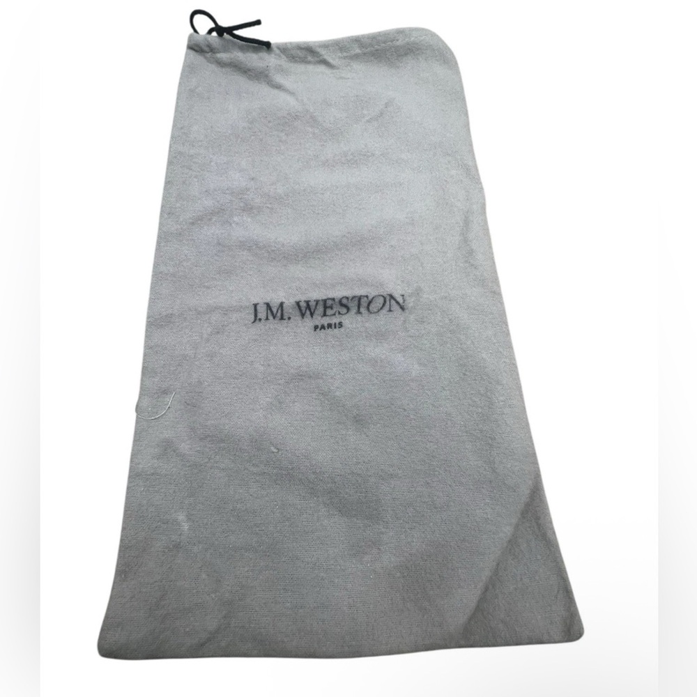 J.M. WESTON Paris Grey Dust Bag 7x13.5”